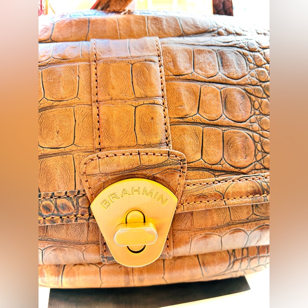 Brahmim Turnlock Crossbody and Dust Bag - Picture 2 of 3